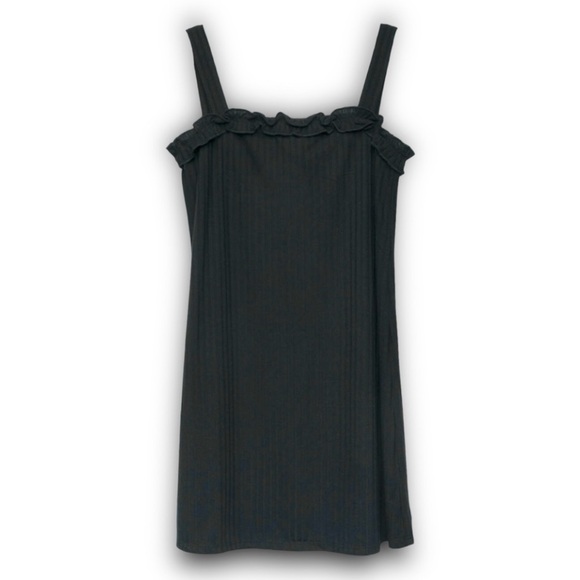 ❤️ TILLY'S CHLOE & KATIE Girls Knit Ruffle Dress Black Goth Minimalistic Y2k - Picture 10 of 12